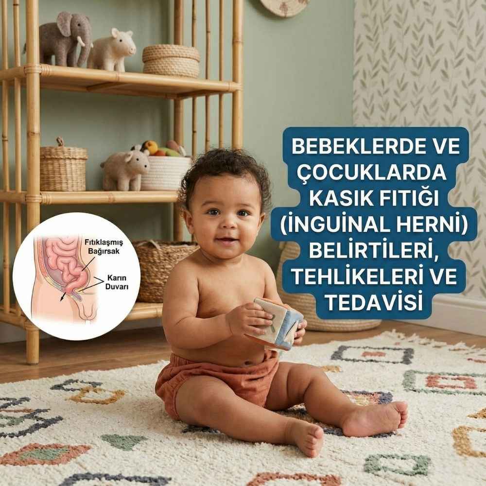 Bebeklerde ve Çocuklarda Kasık Fıtığı (İnguinal Herni) Belirtileri