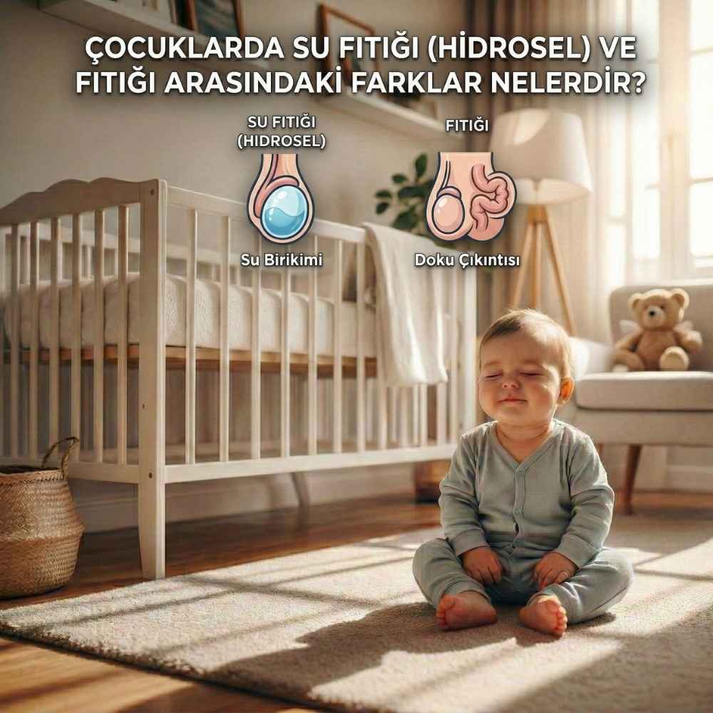 Çocuklarda Su Fıtığı (Hidrosel) ve Kasık Fıtığı Arasındaki Farklar Nelerdir