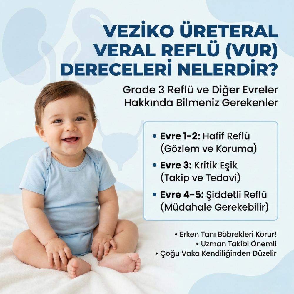 Veziko Üreteral Reflü (VUR) Dereceleri Nedir