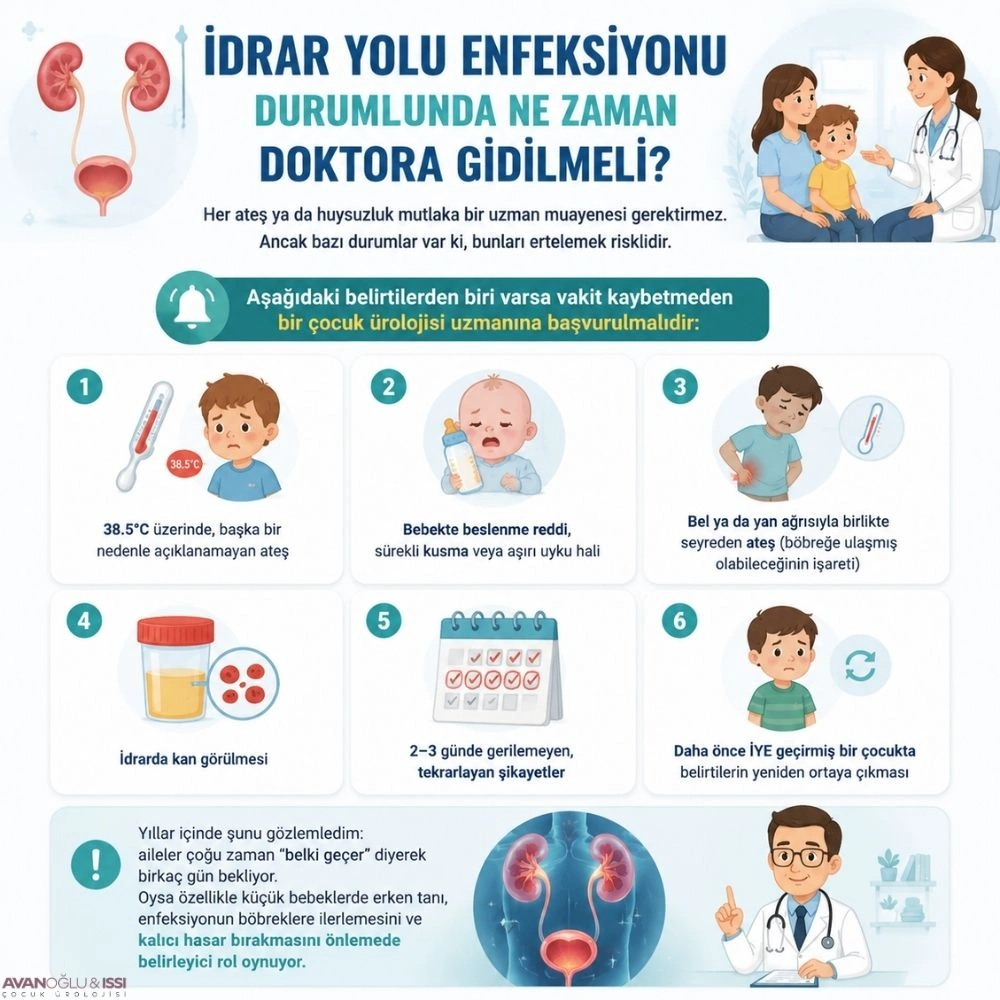 bebeklerde idrar yolu enfeksiyonu
