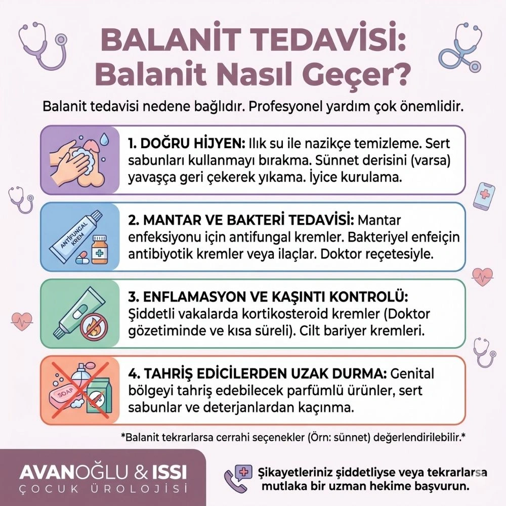 bebeklerde balanit tedavisi