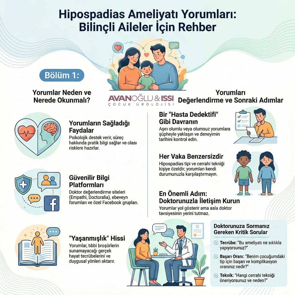Hipospadias Ameliyatı Olanların Yorumları