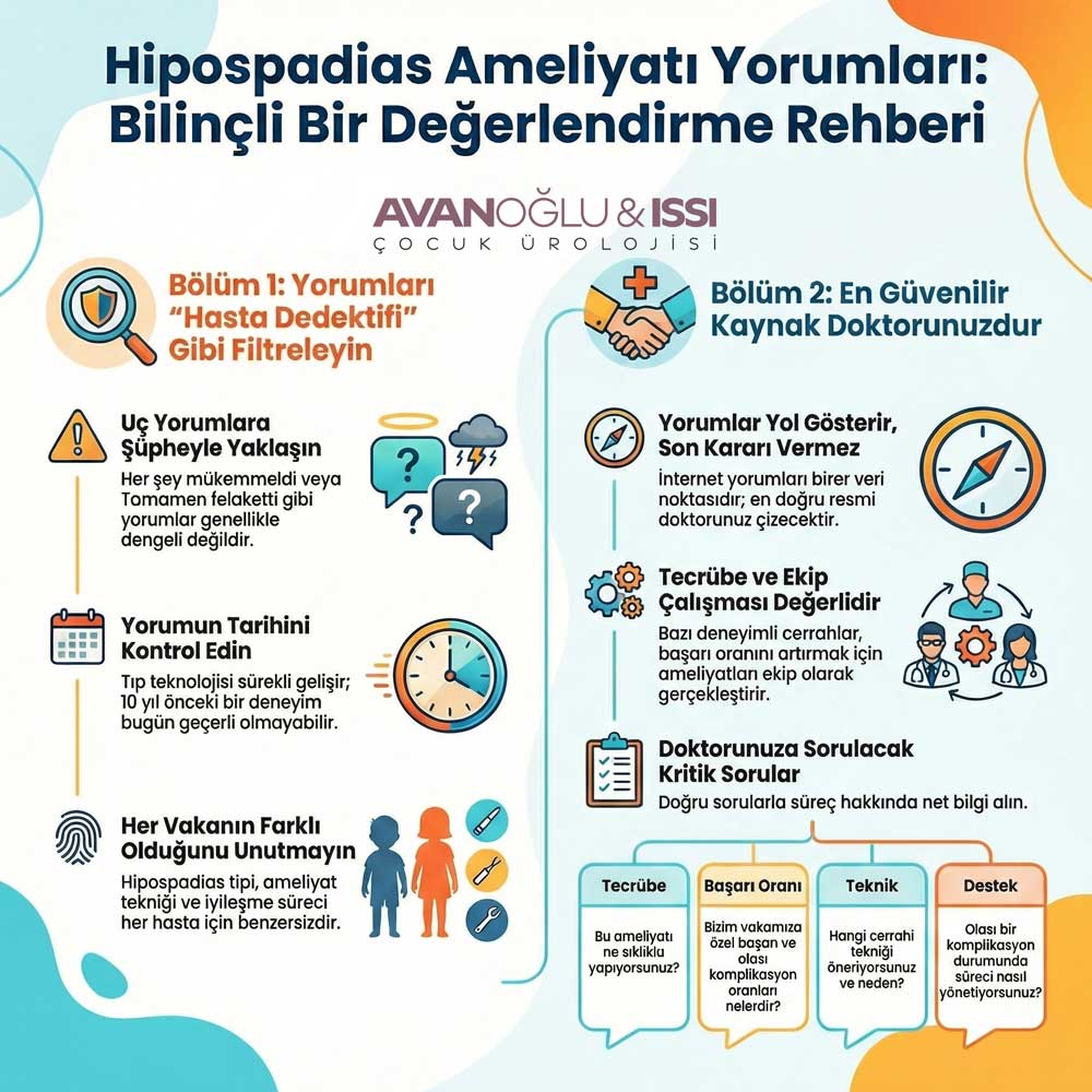 Hipospadias ameliyatı olanların yorumları Kadınlar Kulübü